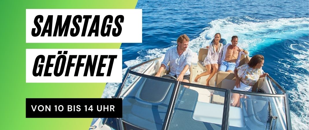 Samstags geöffnet.