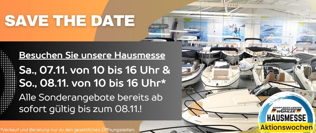 Hausmesse am 07. & 08. November 2026